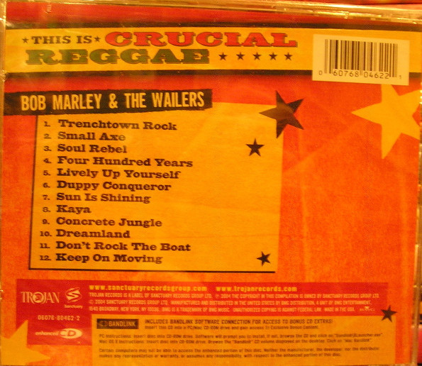 back - Bob Marley & The Wailers - This Is Crucial Reggae