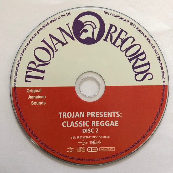 label - Various Artists - Trojan Presents: Classic Reggae - The Soundtrack To Jamaica