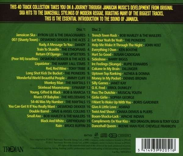 back - Various Artists - Trojan Presents: Classic Reggae - The Soundtrack To Jamaica