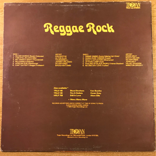 back - Various Artists - Reggae Rock