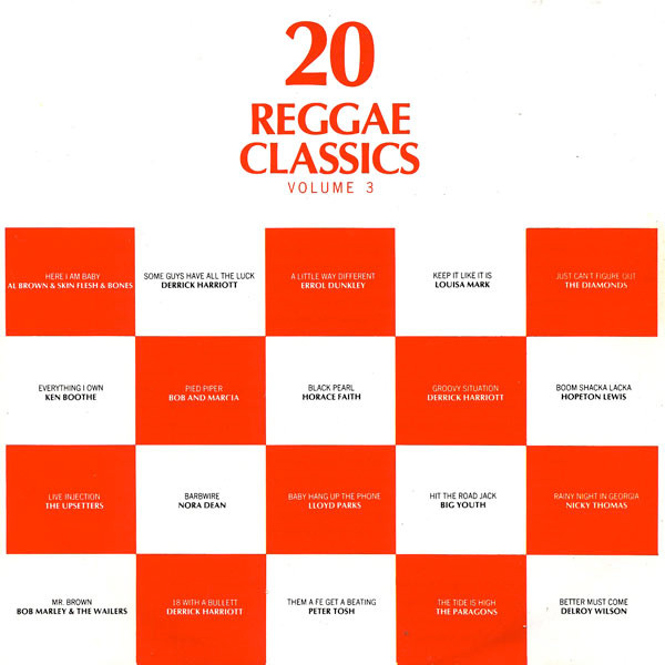 front - Various Artists - 20 Reggae Classics Volume 3
