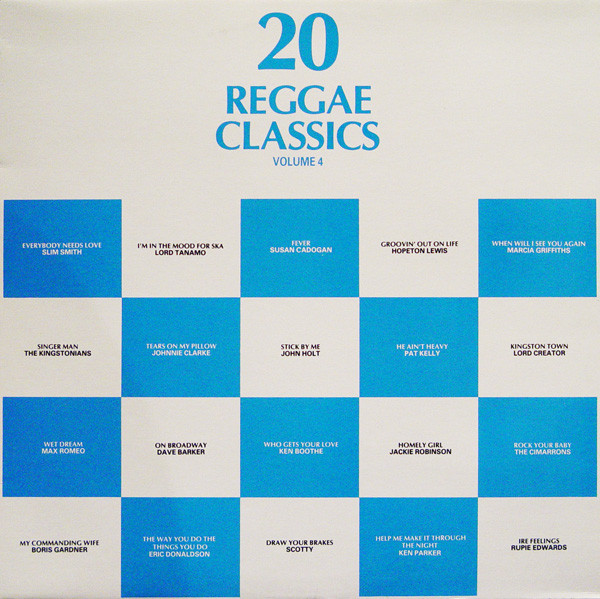 Various Artists - 20 Reggae Classics Volume 4 album cover