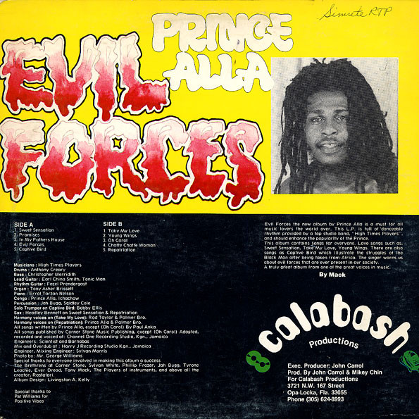 back - Prince Alla - Evil Forces