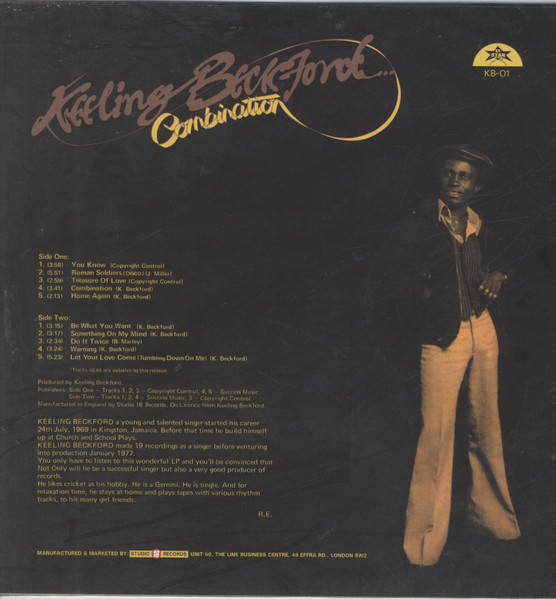 back - Keeling Beckford - Combination