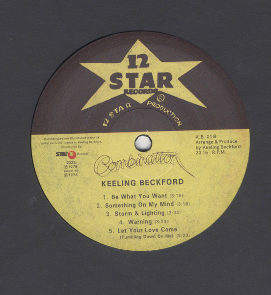 label - Keeling Beckford - Combination