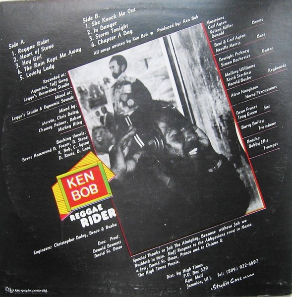 back - Ken Bob - Reggae Rider