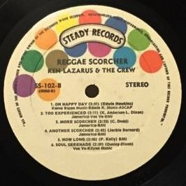 label - Ken Lazarus - Reggae Scorcher