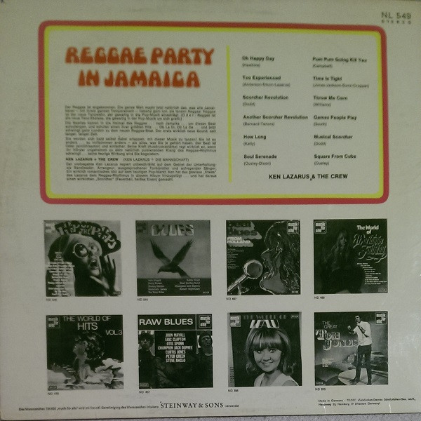back - Ken Lazarus - Reggae Scorcher