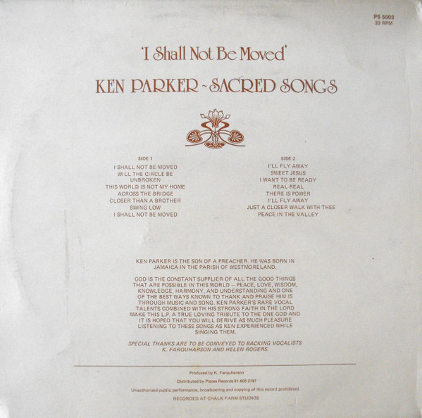 back - Ken Parker - Sacred Songs