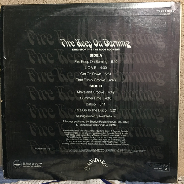 back - King Sporty & The Root Rockers - Fire Keep On Burning