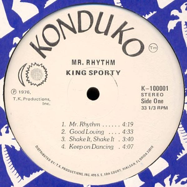 label - King Sporty - Mr. Rhythm