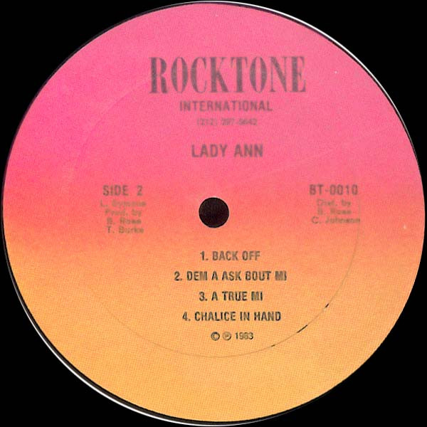 Rocktone label artwork