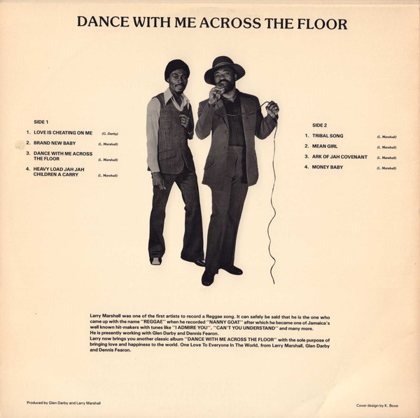 back - Larry Marshall - Dance With Me Across The Floor
