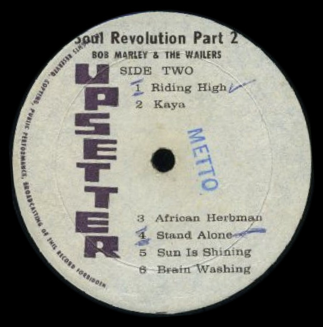 label - Bob Marley & The Wailers - Soul Revolution Part II