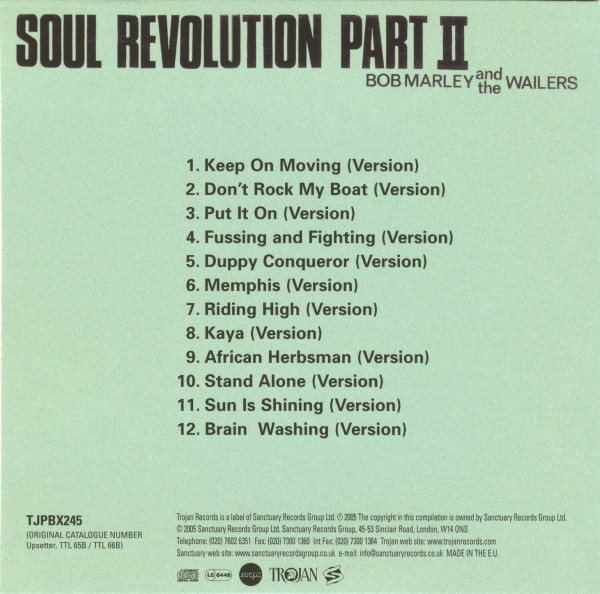 inner - Bob Marley & The Wailers - Soul Revolution Part II
