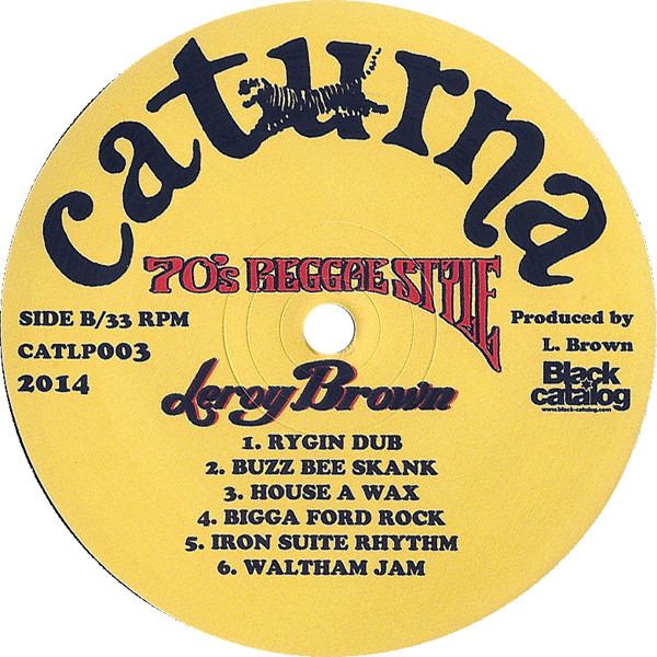 label - Leroy Brown - 70's Reggae Style