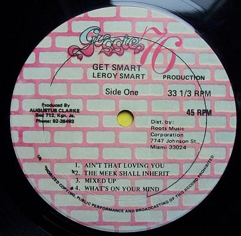 label - Leroy Smart Featuring The Mighty Diamonds - Get Smart