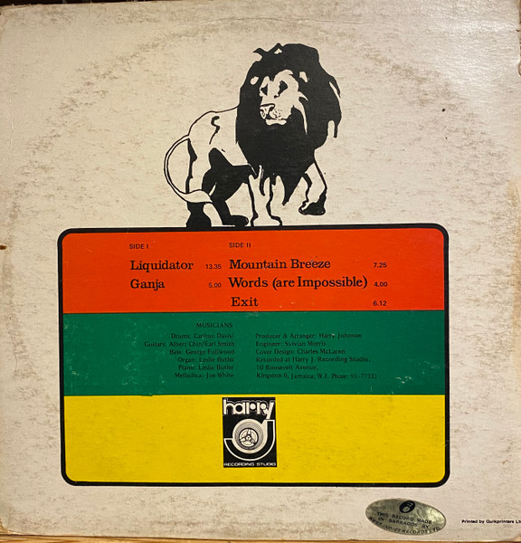 back - Leslie Butler - Ganja