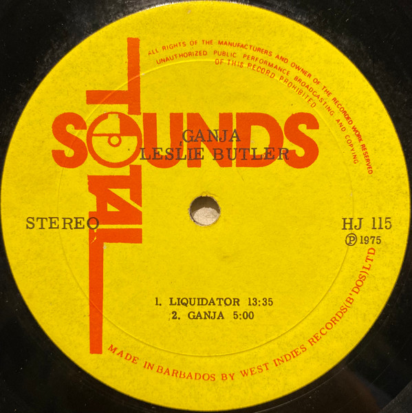 label - Leslie Butler - Ganja