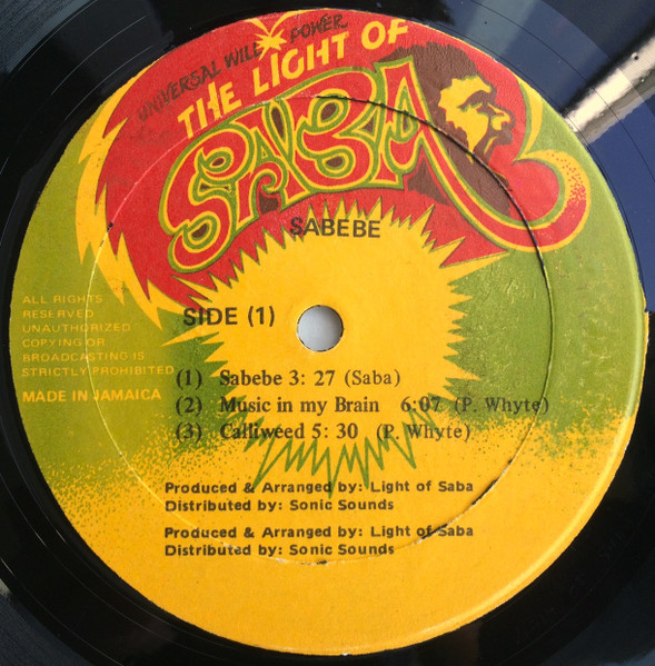 label - The Light Of Saba - Sabebe