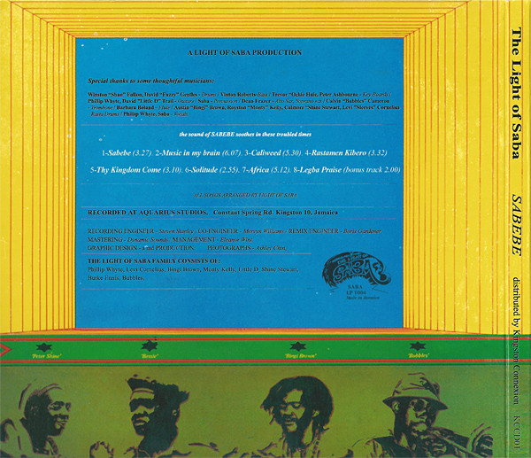 back - The Light Of Saba - Sabebe