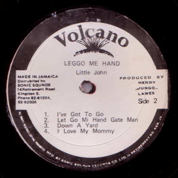Volcano label artwork