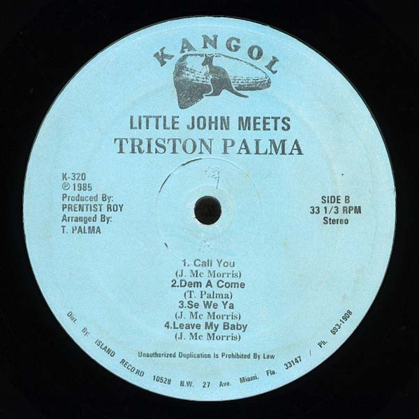 label - Little John & Triston Palma - One Of A Kind