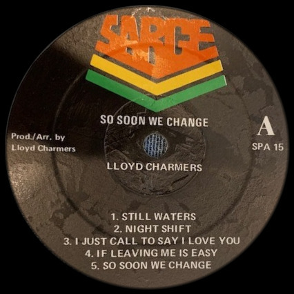 label - Lloyd Charmers - So Soon We Change