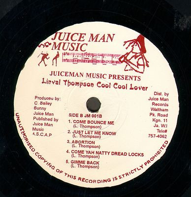 label - Linval Thompson - Cool Cool Lover