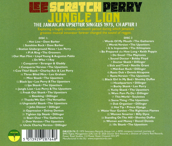 back - Lee Scratch Perry - Jungle Lion (The Jamaican Upsetter Singles 1973, Chapter I)