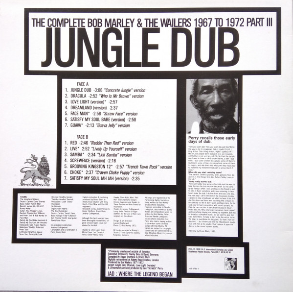 back - Bob Marley & The Wailers - Jungle Dub