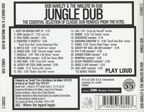 back - Bob Marley & The Wailers - Jungle Dub