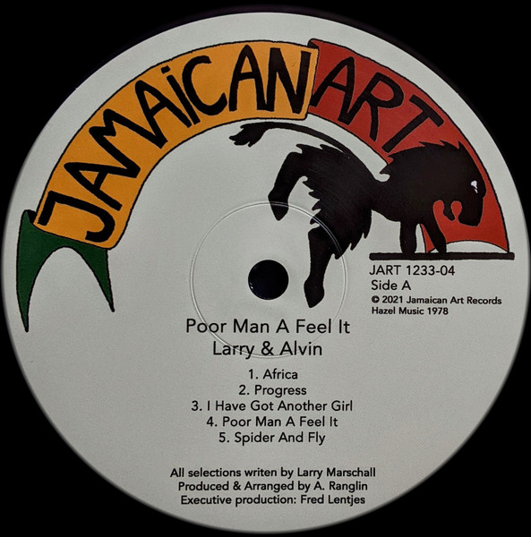 label - Larry & Alvin - Poor Man A Feel It