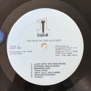 label - The Gaylads - The Best Of The Gaylads