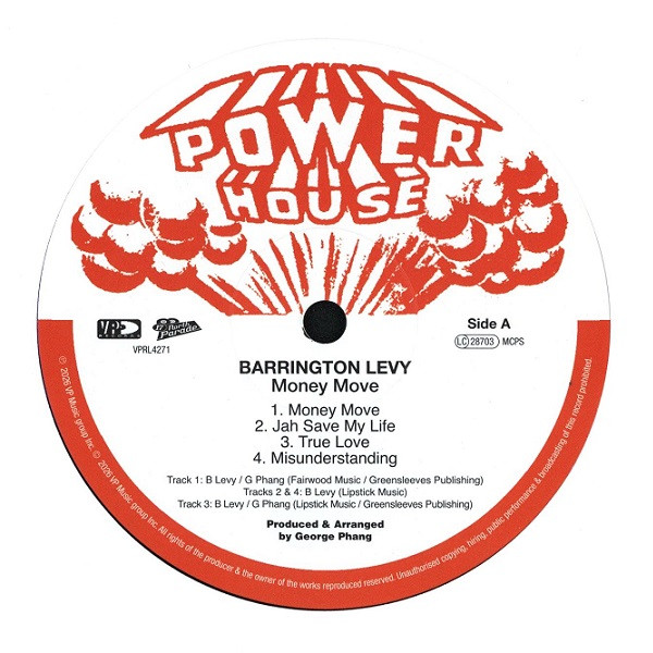 label - Barrington Levy - Money Move