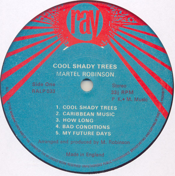 Ray label artwork