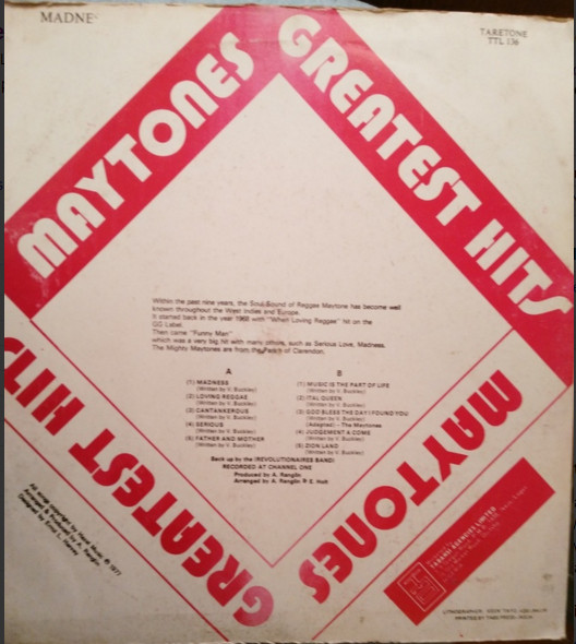 back - The Mighty Maytones - Madness Maytones Greatest Hits
