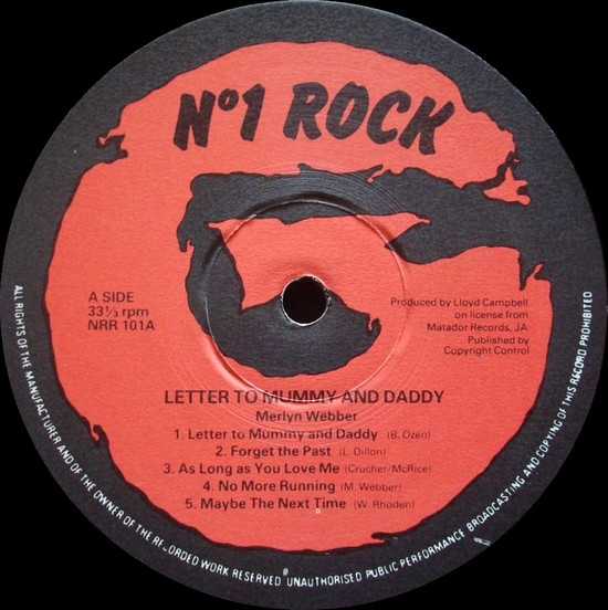 N° 1 Rock label artwork