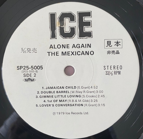 label - The Mexicano - Alone Again