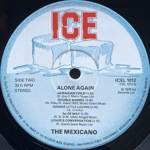 label - The Mexicano - Alone Again