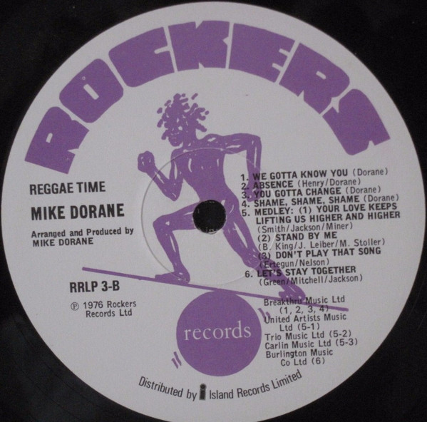 label - Mike Dorane - Reggae Time