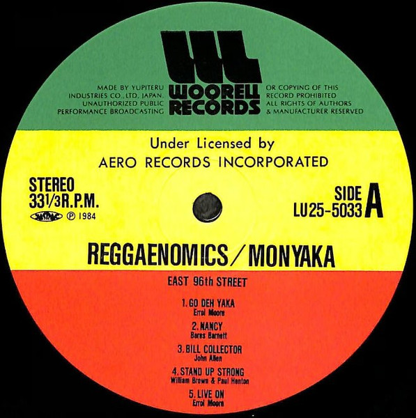 label - Monyaka - Reggaenomics