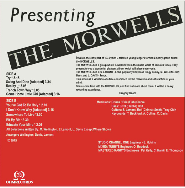 back - The Morwells - Presenting The Morwells