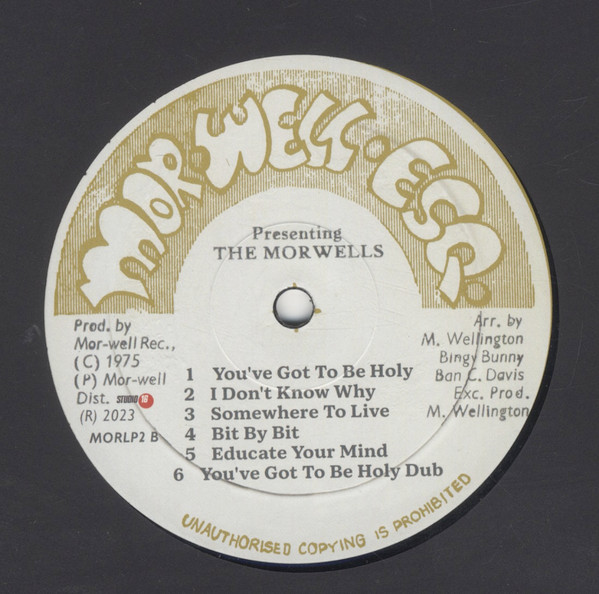 Morwells Esquire label artwork