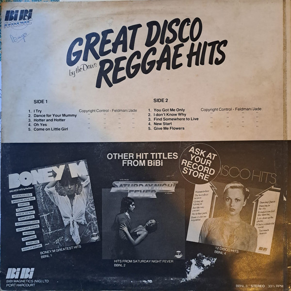 back - The Morwells - Great Disco Reggae Hits