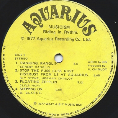 label - Musicism - Riding In Rhythm