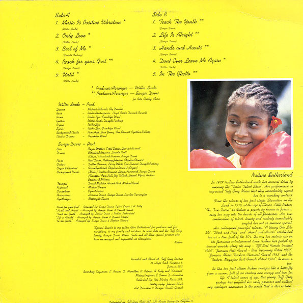 back - Nadine Sutherland - Until
