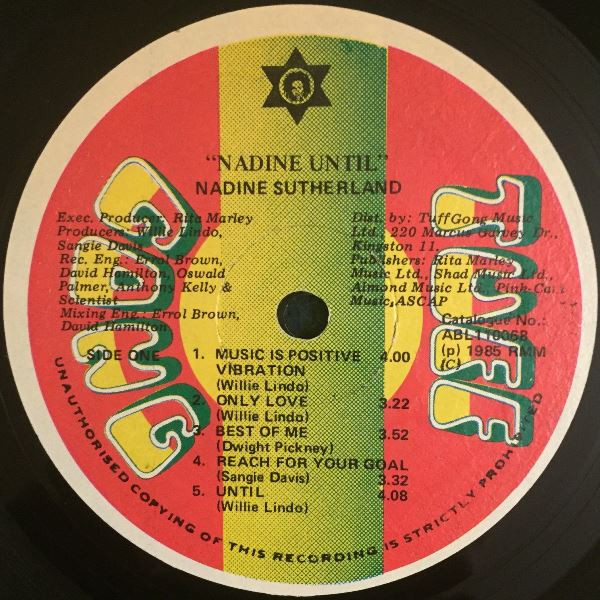 Tuff Gong label artwork