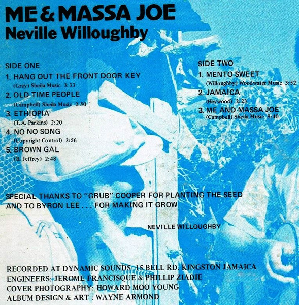 back - Neville Willoughby - Me And Massa Joe