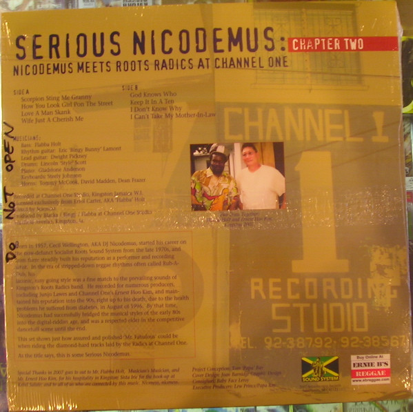 back - Nicodemus - Serious Nicodemus : Nicodemus Meets Roots Radics At Channel One Volume Two